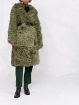 Thumbnail for your product : Alberta Ferretti Oversize Shearling Coat