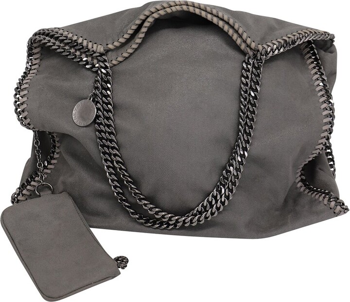 Stella McCartney Grey Recycled Polyester Falabella Tote (Authentic Pre-Loved)