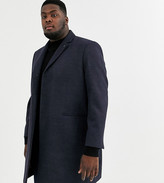 Thumbnail for your product : Burton Menswear Big & Tall coat in navy