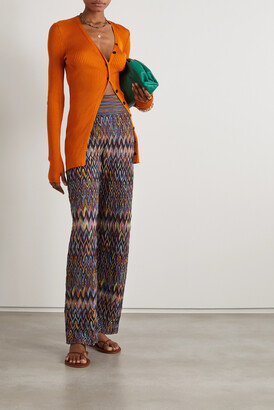 missoni crochet pants