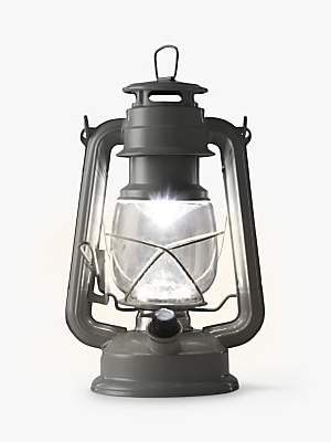 John Lewis & Partners Vermont LED Gloss Lantern, Grey