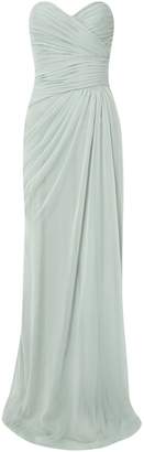 Adrianna Papell Strapless chiffon gown
