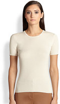Thumbnail for your product : St. John Rib-Knit Wool Top