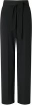 Thumbnail for your product : Miss Selfridge Black Tie Wide Leg Trousers