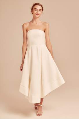 C/Meo Collective MAKING WAVES DRESS ivory