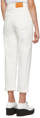 Stella McCartney White Cropped Jeans