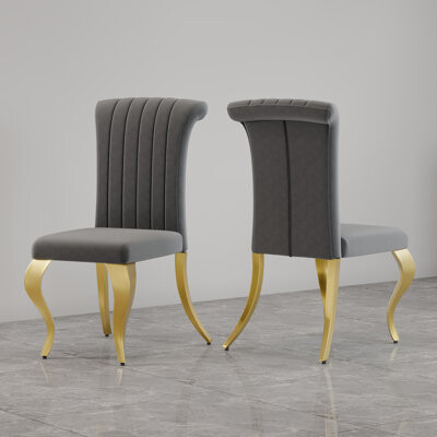 Orren Ellis Viviann PU Upholstered Dining Chairs