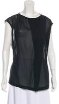 Thumbnail for your product : Ann Demeulemeester Sleeveless Scoop Neck Top Black Sleeveless Scoop Neck Top