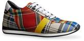 Thumbnail for your product : Burberry Tartan Cotton Sneakers