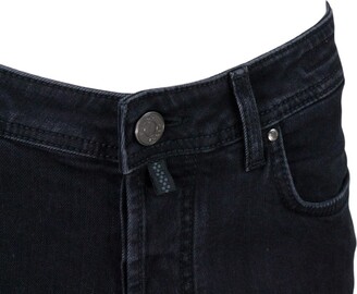 Jacob Cohen Bard J688 Jeans In Luxury Edition 5-pocket Stretch Denim With Closure Buttons And Branded Label
