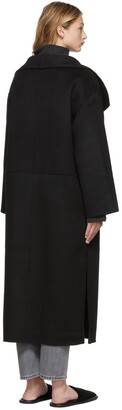 Totême Black Cashmere Wool Signature Coat