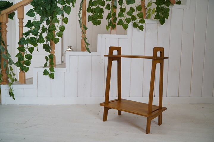 Minimalist Entryway Bench Scandinavian Wooden Shoe Rack