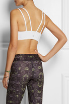 Thumbnail for your product : Tibi LIJA Double-strap stretch-jersey sports bra