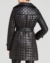 Thumbnail for your product : Via Spiga Quilted Belt Coat