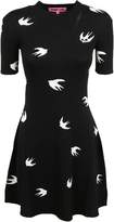 Thumbnail for your product : McQ Alexander Ueen Swallow Print Scoop Neck Dress