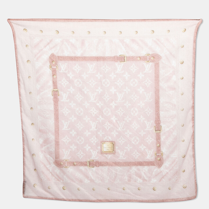 Louis Vuitton Denim Monogram Triangle Shawl - ShopStyle Scarves & Wraps