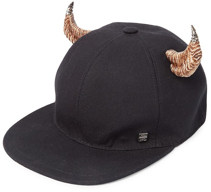 Givenchy Horn Canvas Flat Cap - ShopStyle Hats