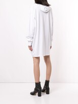 Thumbnail for your product : MM6 MAISON MARGIELA Graphic-Print Hoodie Dress