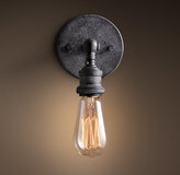 Thumbnail for your product : Restoration Hardware 20th C. Factory Filament Bare Bulb Sconce - Weathered Zinc