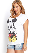 Thumbnail for your product : Forever 21 Forever21 Plus Mickey Mouse Graphic Tee