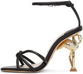 Thumbnail for your product : Sophia Webster Black Flo Flamingo Heeled Sandals