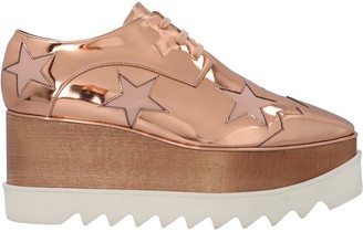 gold stella mccartney shoes