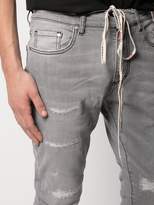 Thumbnail for your product : Represent drawstring distressed detail jeans