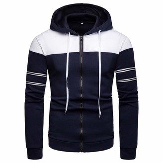 mens fitted zip up hoodies