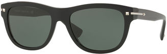 Valentino Two-Tone Rockstud Acetate Sunglasses