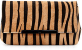 Thumbnail for your product : Christian Louboutin Rougissime Tiger-Print Calf Hair Clutch Bag