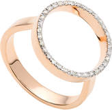 Thumbnail for your product : Monica Vinader Naida Circle Open 18ct yellow-gold vermeil and diamond ring