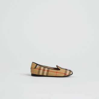 Burberry Childrens Vintage Check Slippers