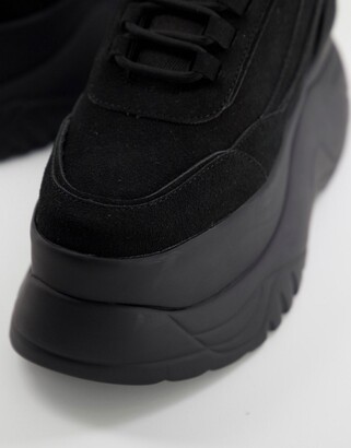 Chunky Trainers Asos Black Trainers Mens ASOS DESIGN Devoid Chunky