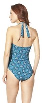 Thumbnail for your product : Sara Blakely ASSETS® By A Spanx® Brand Women's Printed 1-Piece Swimsuit -Teal