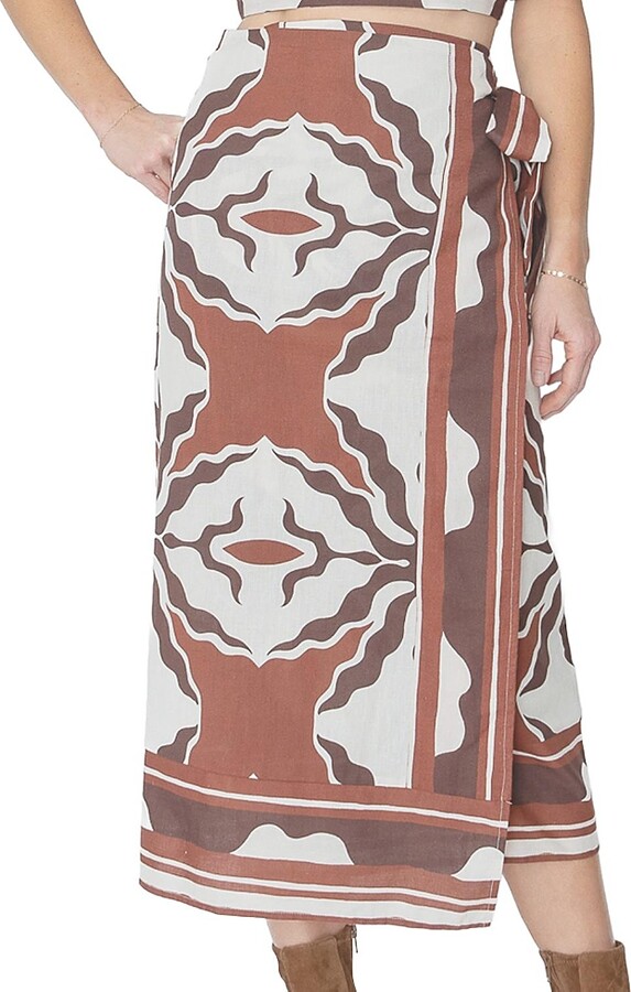 West Of Christine Wrap Skirt