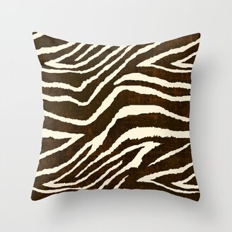 Stupell Industries Glam Zebra Print Fashion Book Stack Decorative Printed Throw Pillows by Madeline Blake (Set of 2)