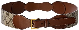 Gucci Horsebit Gg Supreme Canvas & Leather Belt