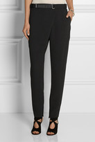 Thumbnail for your product : By Malene Birger Vengalia wrap-effect crepe tapered pants
