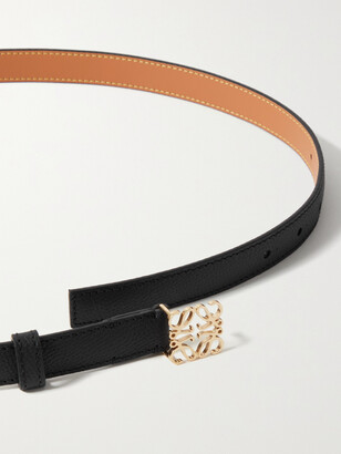 Anagram elastic belt in webbing and brass Natural/Gold - LOEWE