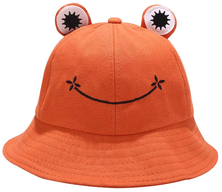 Vackutliv Mommy and Me Frog Bucket Hat Cute Green Froggy Hats Kids