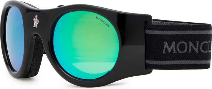Moncler X Rick Owens Mirrored ski Goggles Black Other