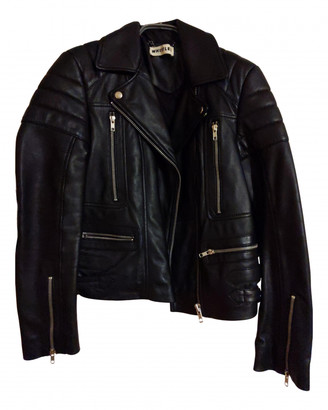 Whistles Black Leather Jackets
