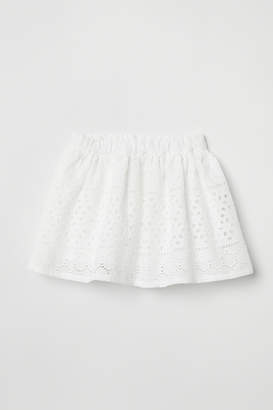 H&M Skirt with broderie anglaise