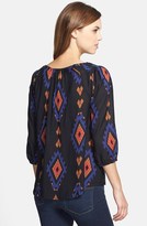 Thumbnail for your product : Lucky Brand 'Amelia' Print Peasant Top