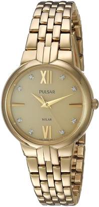Pulsar Women's PY5026 Analog Display Japanese Quartz Gold Watch