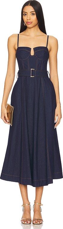 Karina Grimaldi Maverick Denim Dress