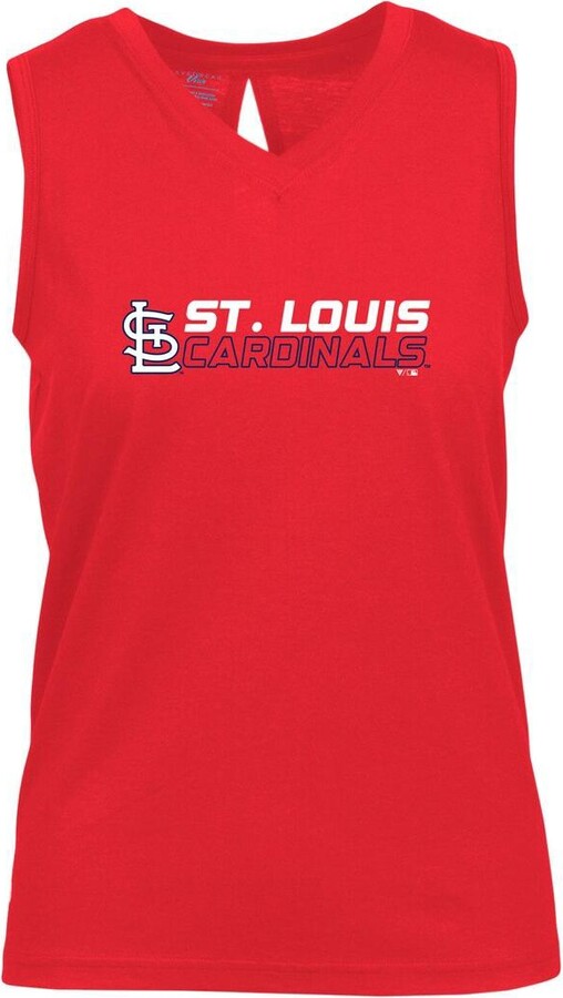 Women's St. Louis Cardinals Starter Red/Navy Hail Mary Full-Zip