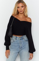 Thumbnail for your product : Beginning Boutique Aidy Knit Jumper Black