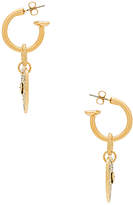 Thumbnail for your product : Vanessa Mooney The Angelica Heart Hoop Earrings