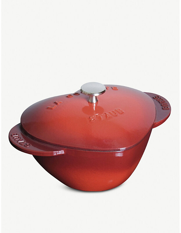 Staub Heart-Shaped Cast Iron Cocotte 20cm